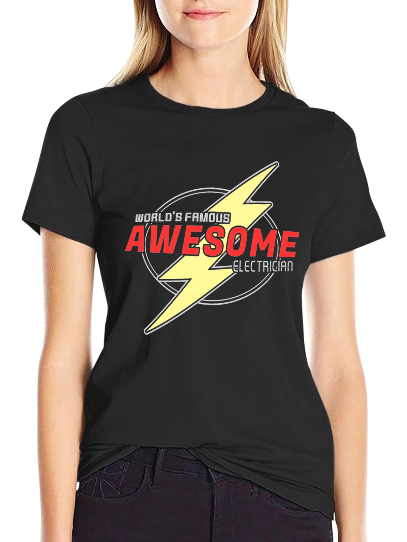 Awesome Electrician World Famous T-Shirt