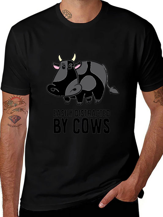 Easily Distracted By Cows T-Shirt