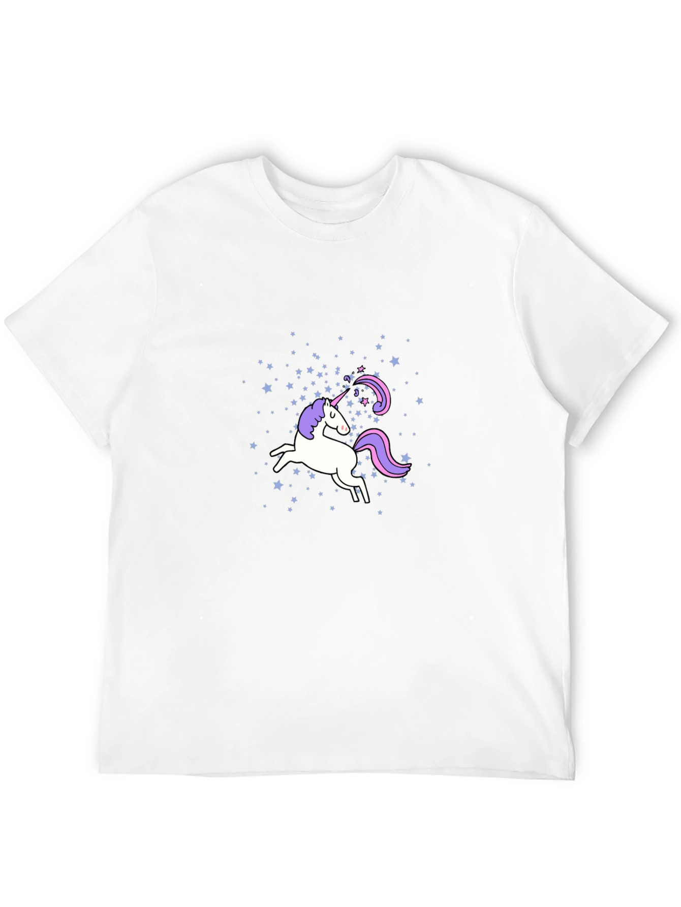 Unicorn Starry Black T-Shirt
