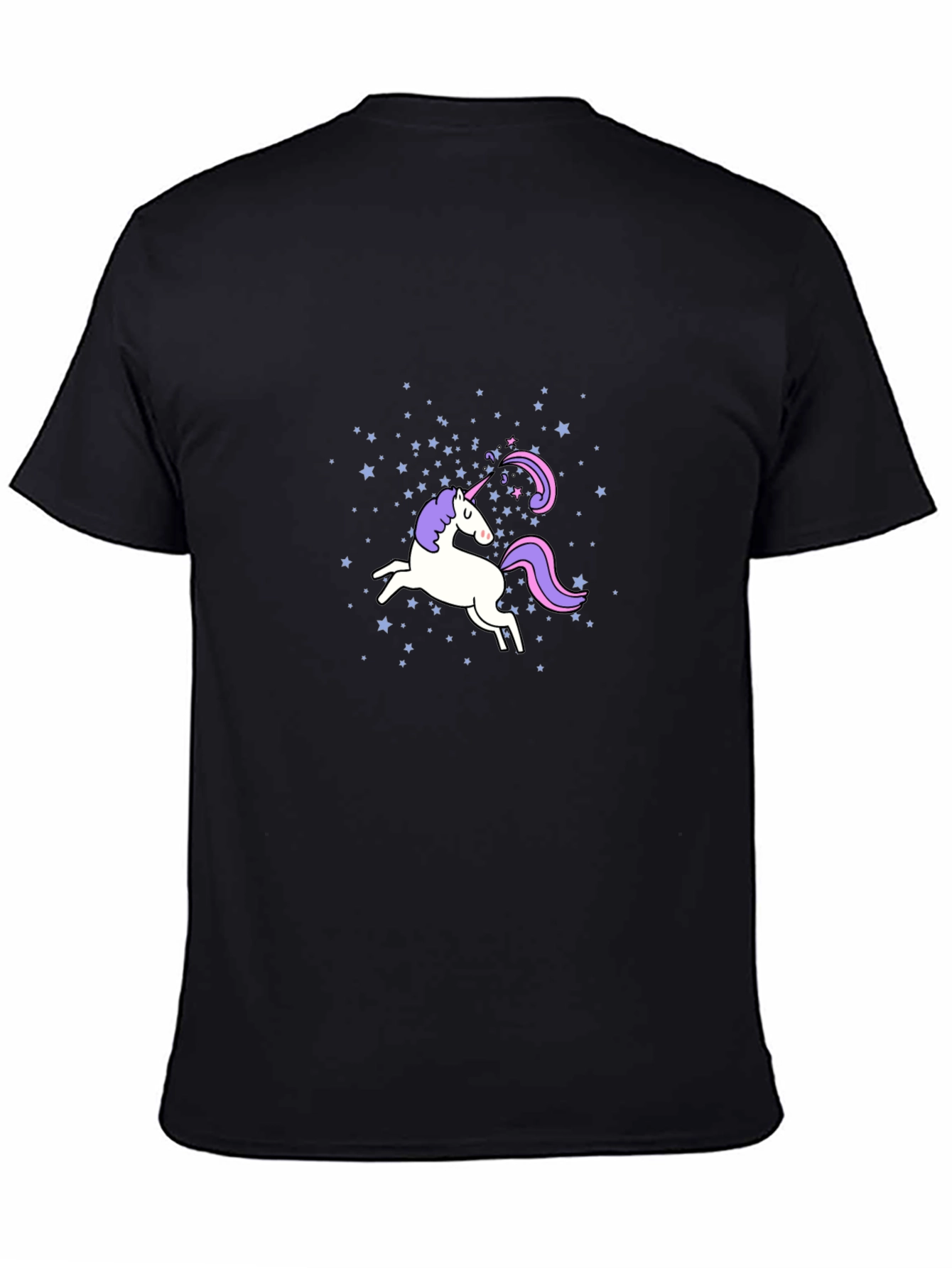 Unicorn Starry Black T-Shirt