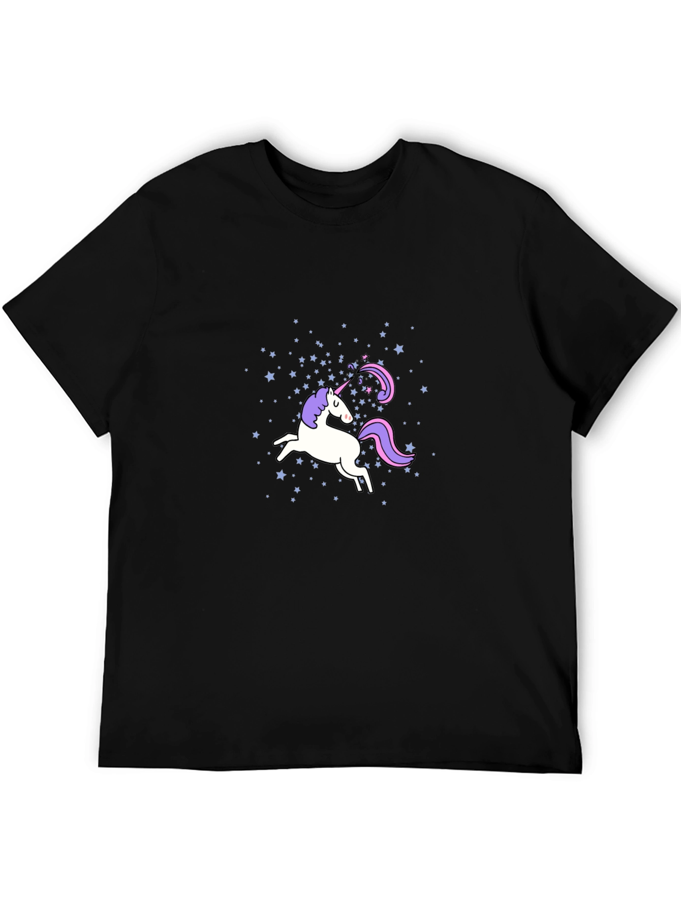 Unicorn Starry Black T-Shirt