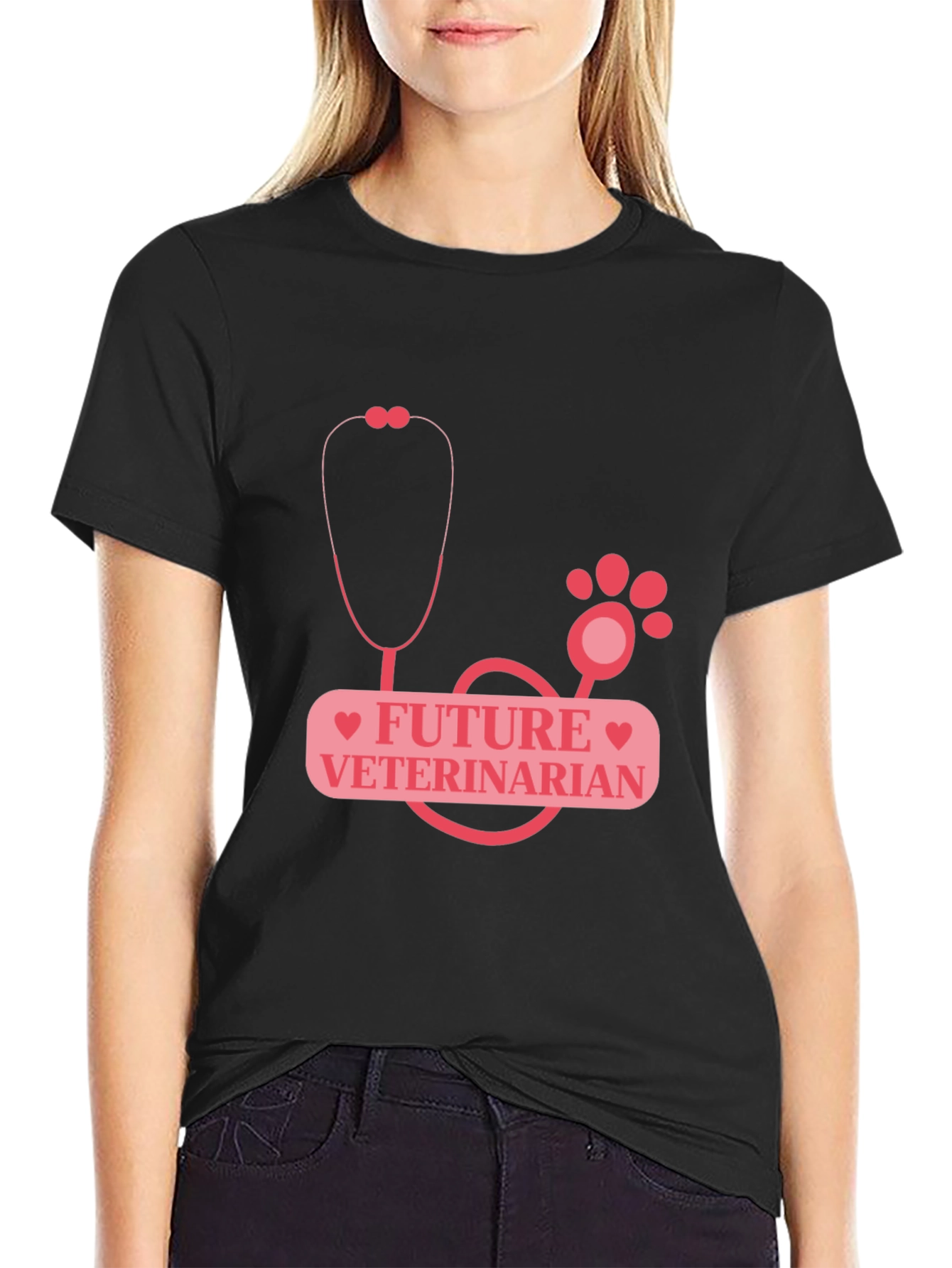 Future Veterinarian Stethoscope T-Shirt