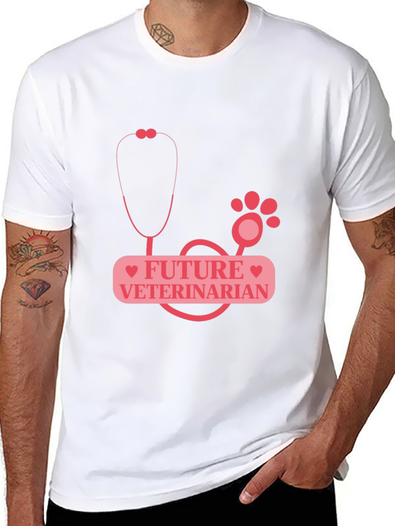 Future Veterinarian Stethoscope T-Shirt