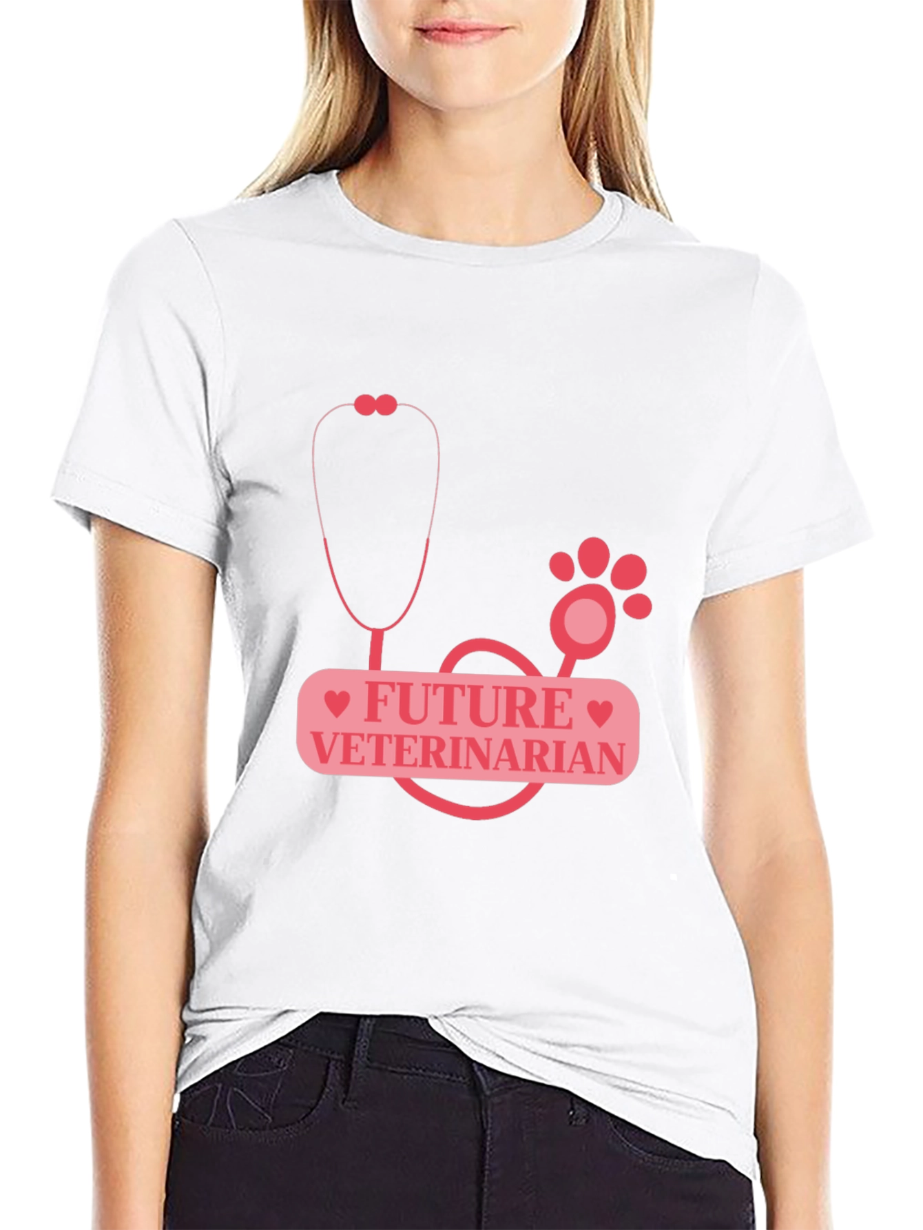 Future Veterinarian Stethoscope T-Shirt