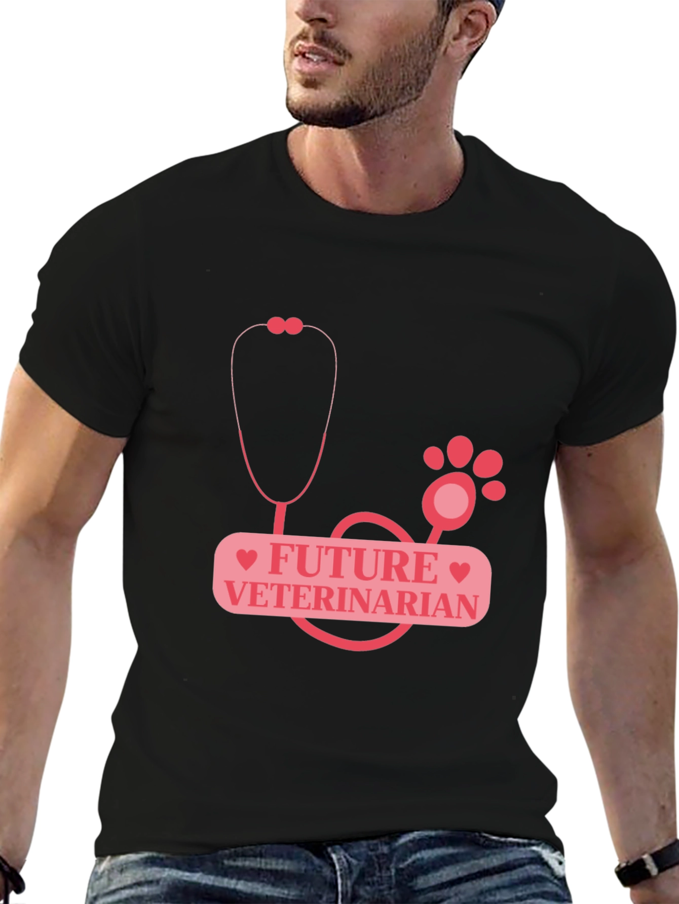 Future Veterinarian Stethoscope T-Shirt