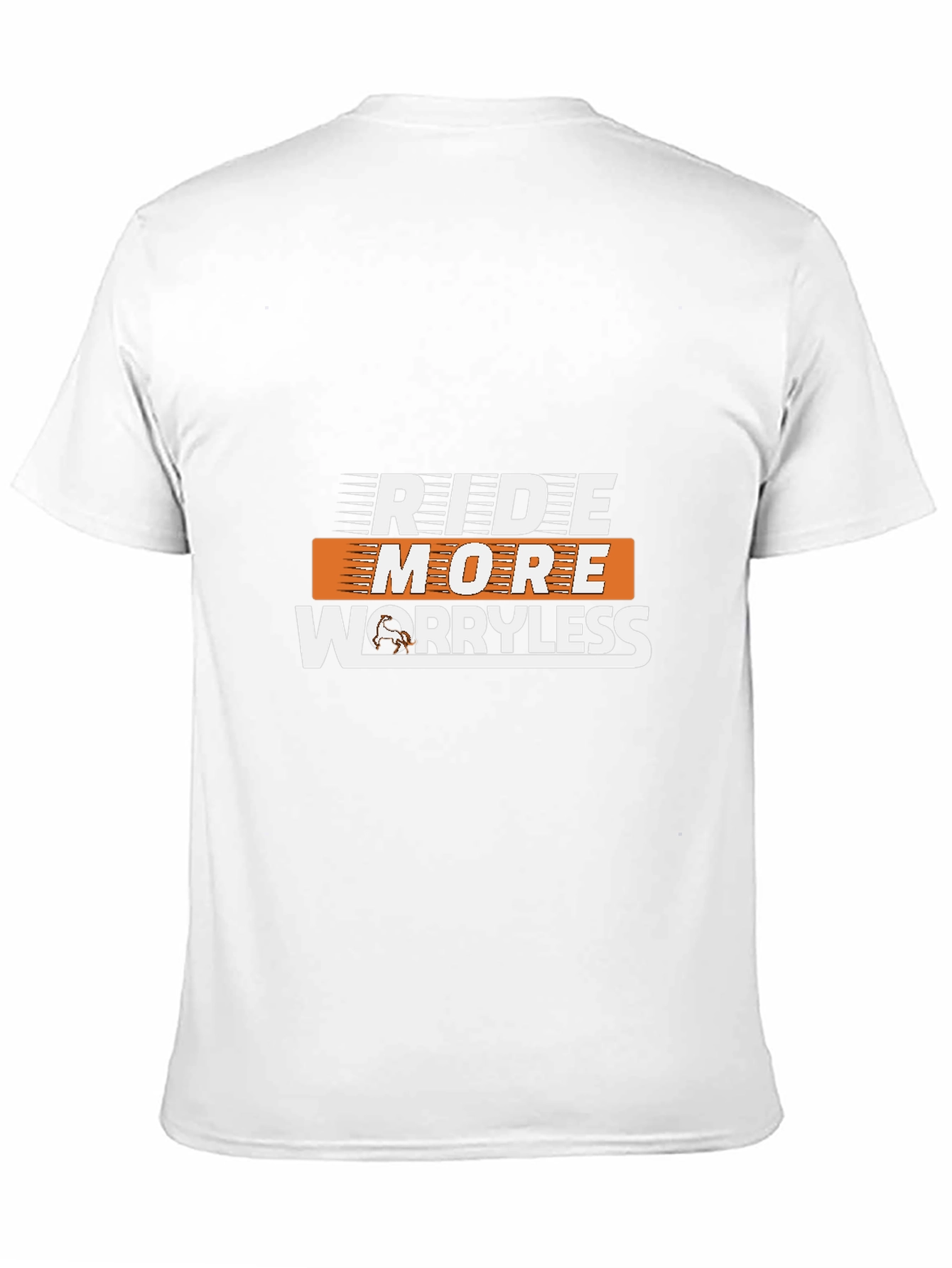 Ride More Worryless Black Graphic Tee