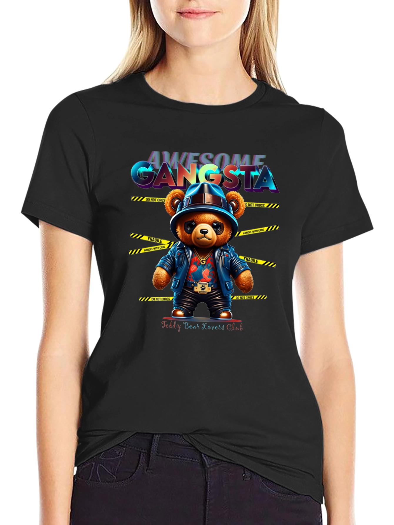 Awesome Gangsta Teddy Bear T-Shirt