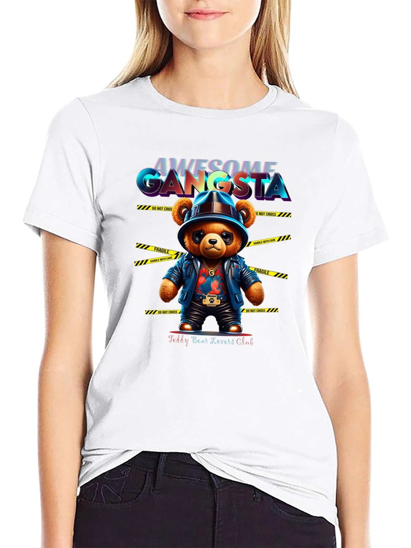Awesome Gangsta Teddy Bear T-Shirt
