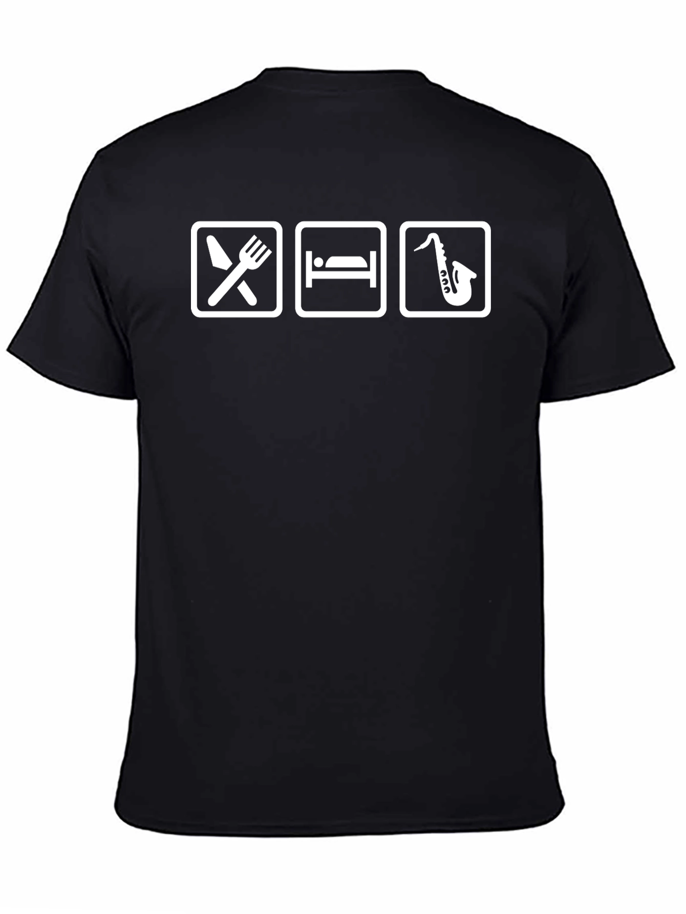 Eat Sleep Sax T-Shirt - Musicians Tee