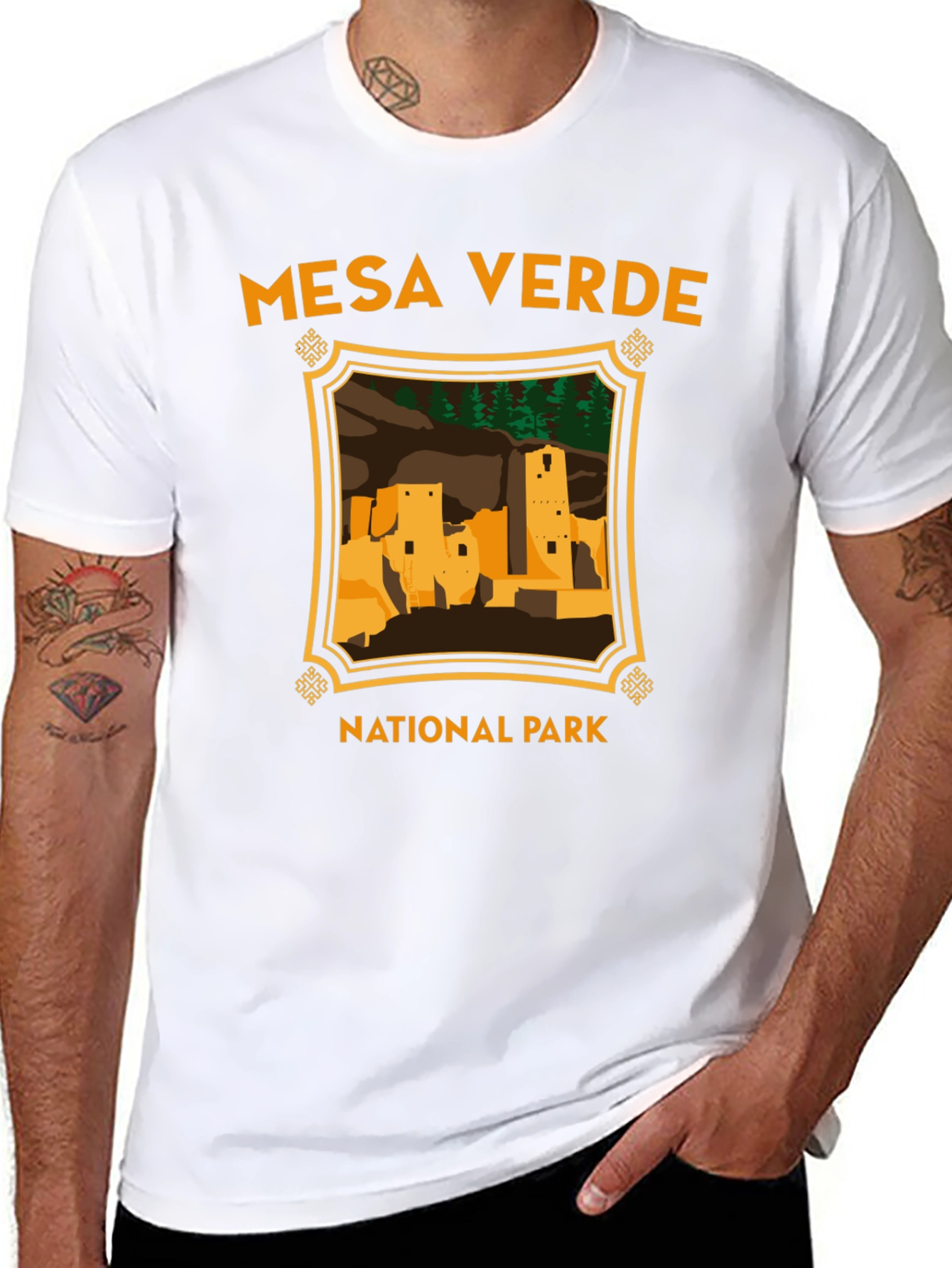 Mesa Verde National Park Black T-Shirt