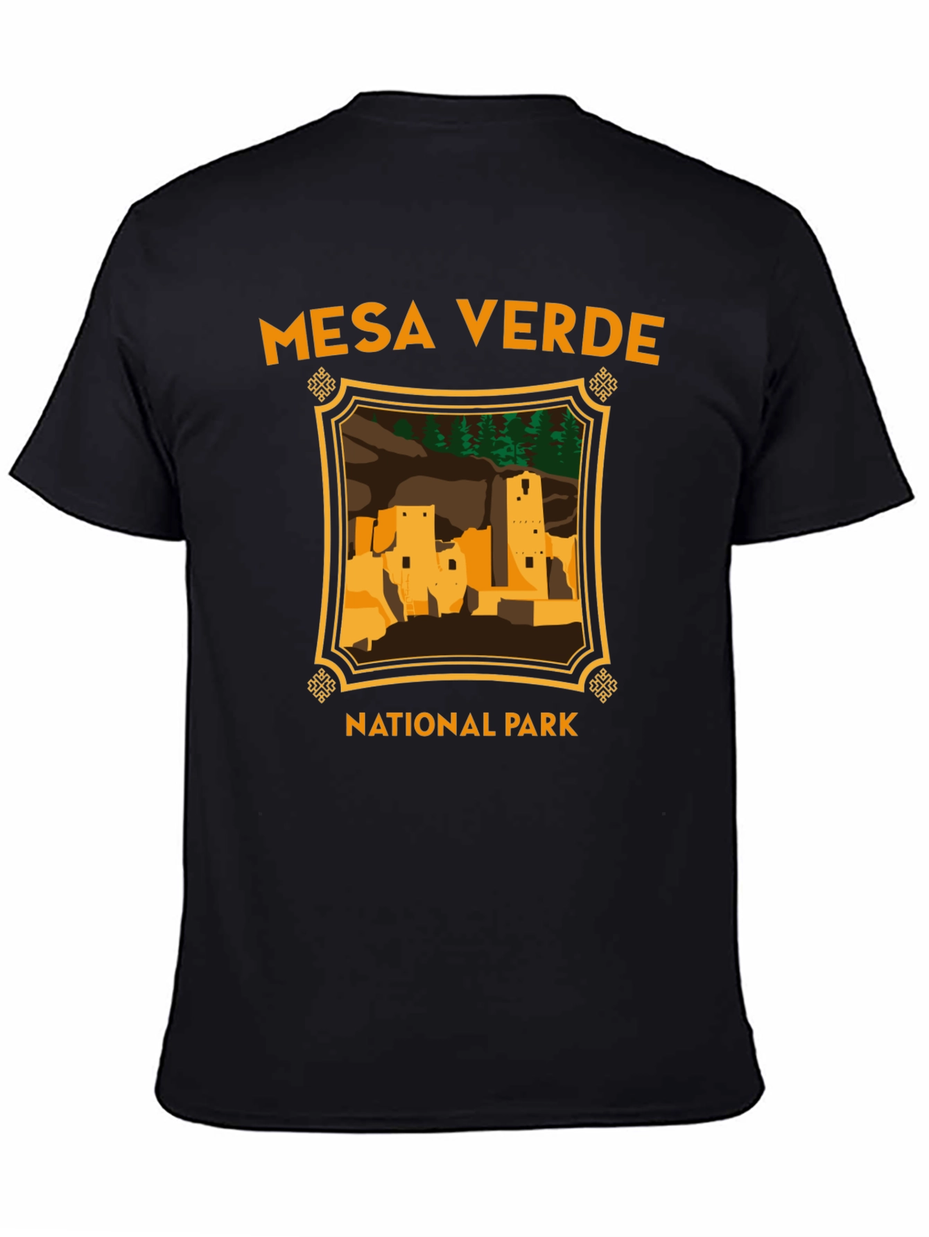 Mesa Verde National Park Black T-Shirt