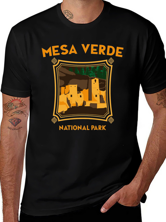 Mesa Verde National Park Black T-Shirt