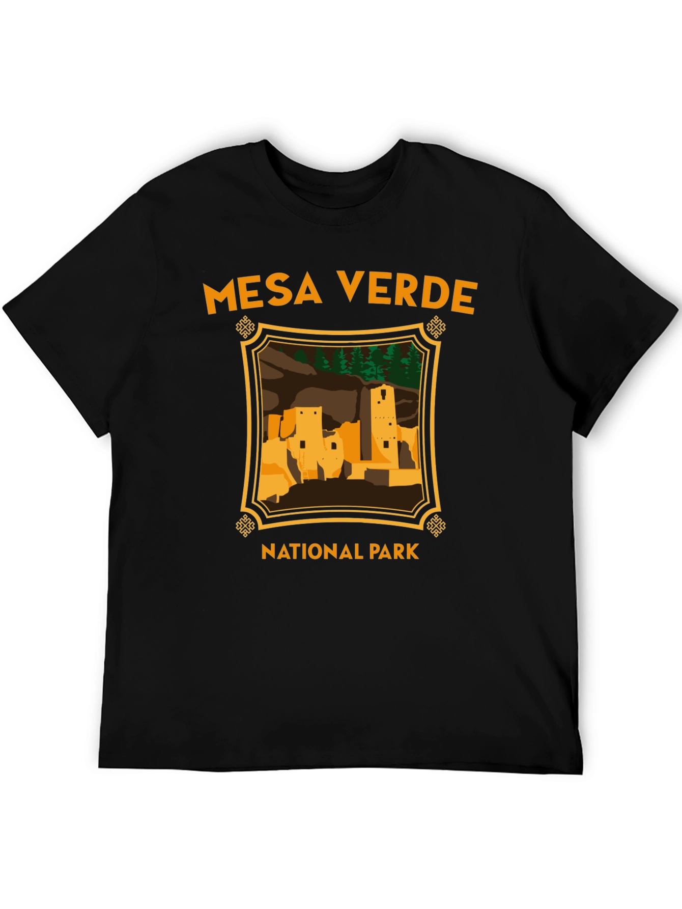 Mesa Verde National Park Black T-Shirt