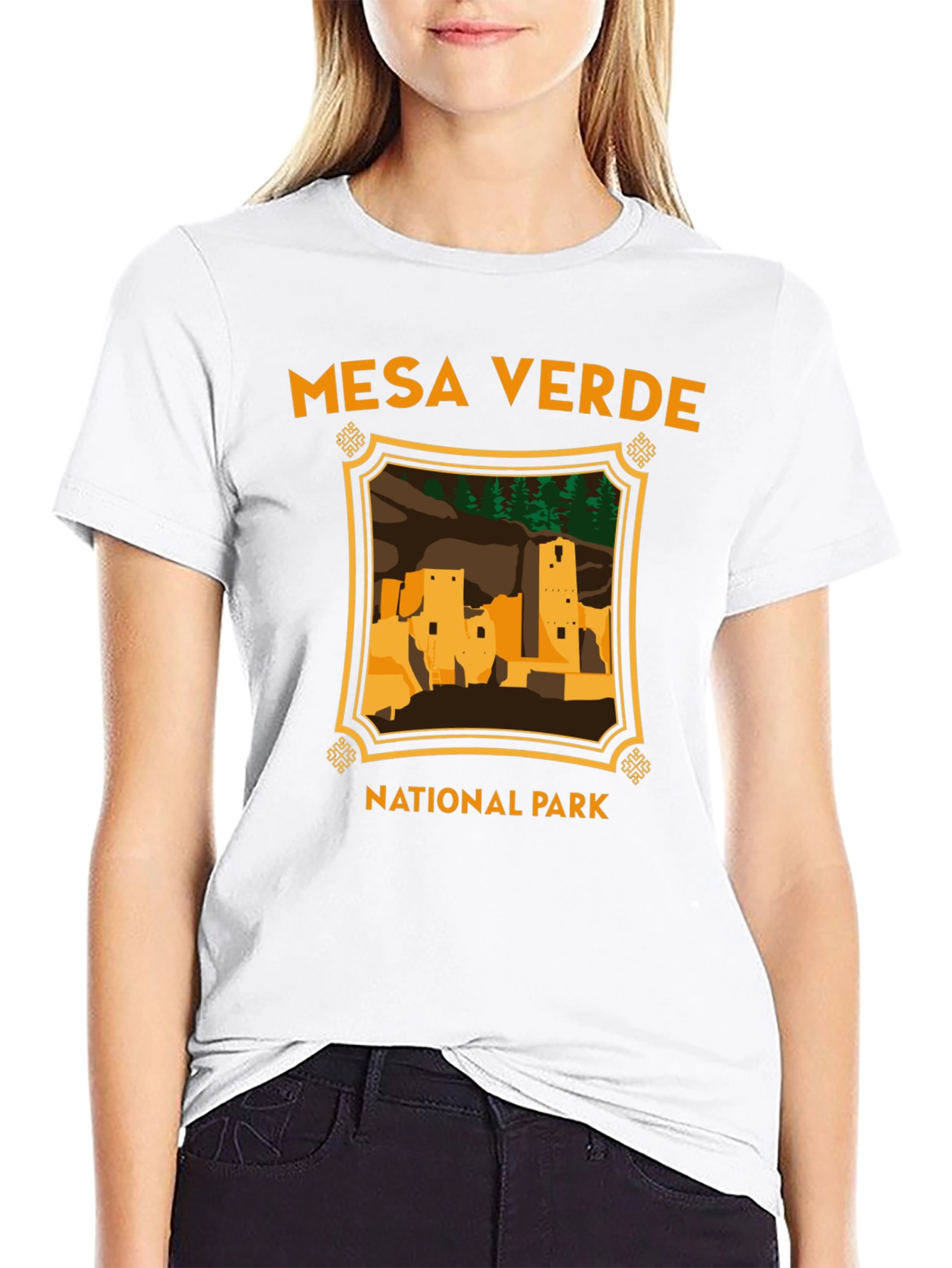 Mesa Verde National Park Black T-Shirt
