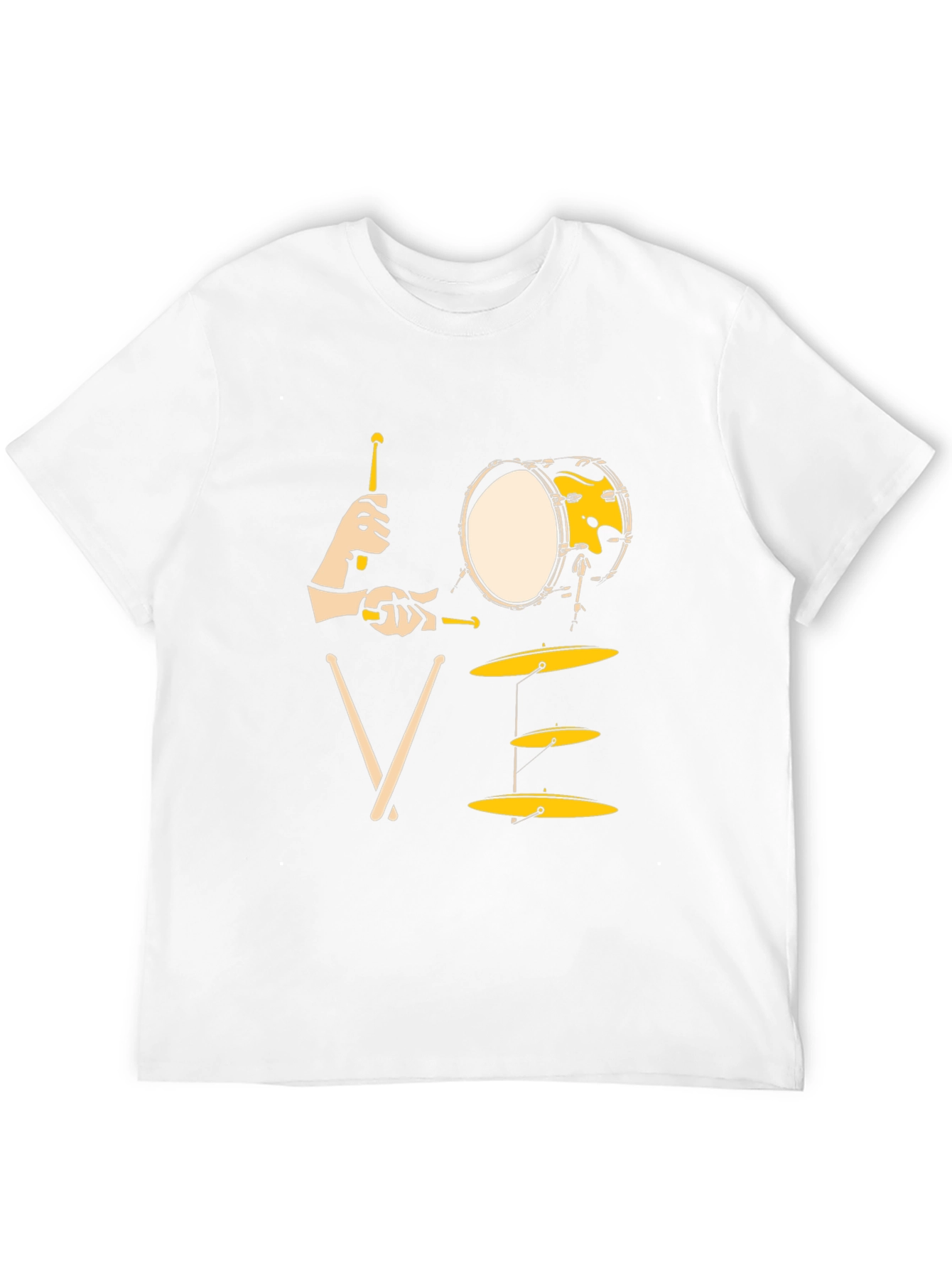Drummer Love T-Shirt: Black Music Tee