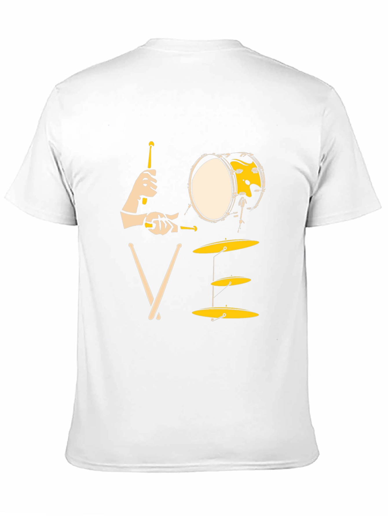 Drummer Love T-Shirt: Black Music Tee