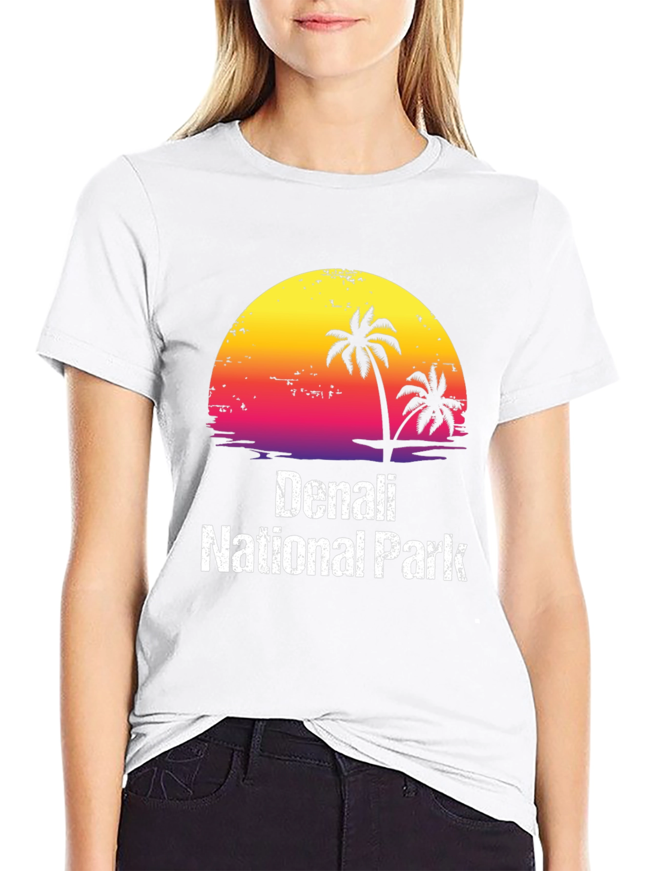 Denali National Park Sunset Graphic Tee
