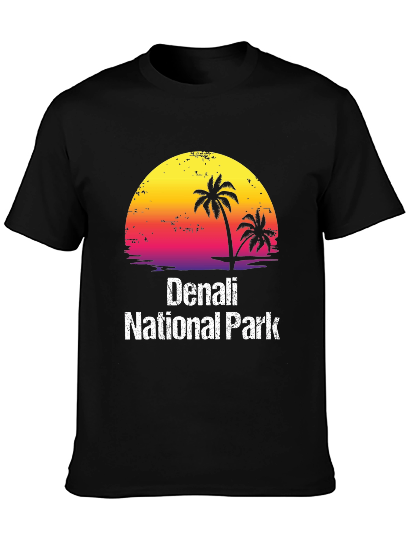 Denali National Park Sunset Graphic Tee