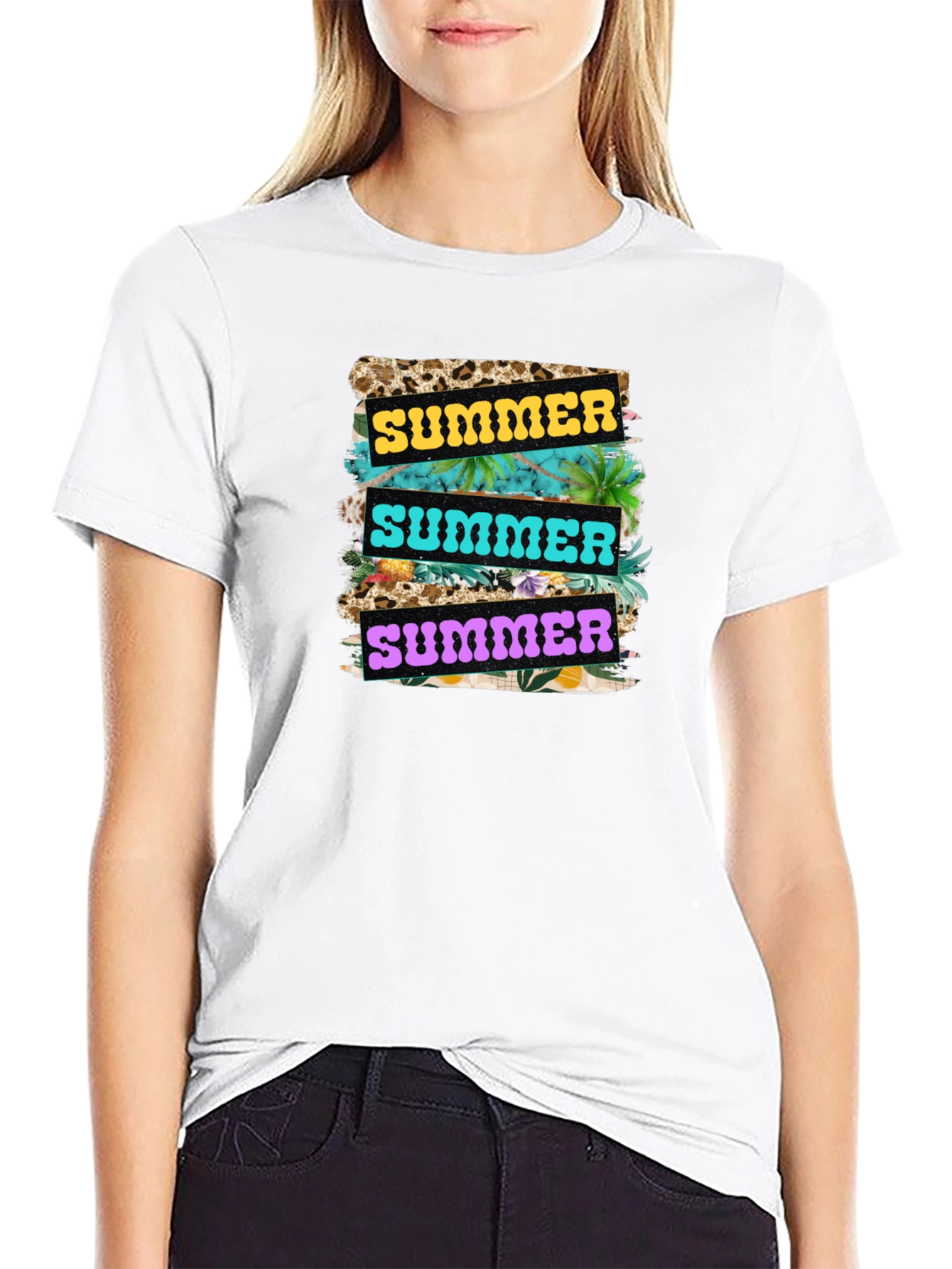 Summer Graphic Print T-Shirt