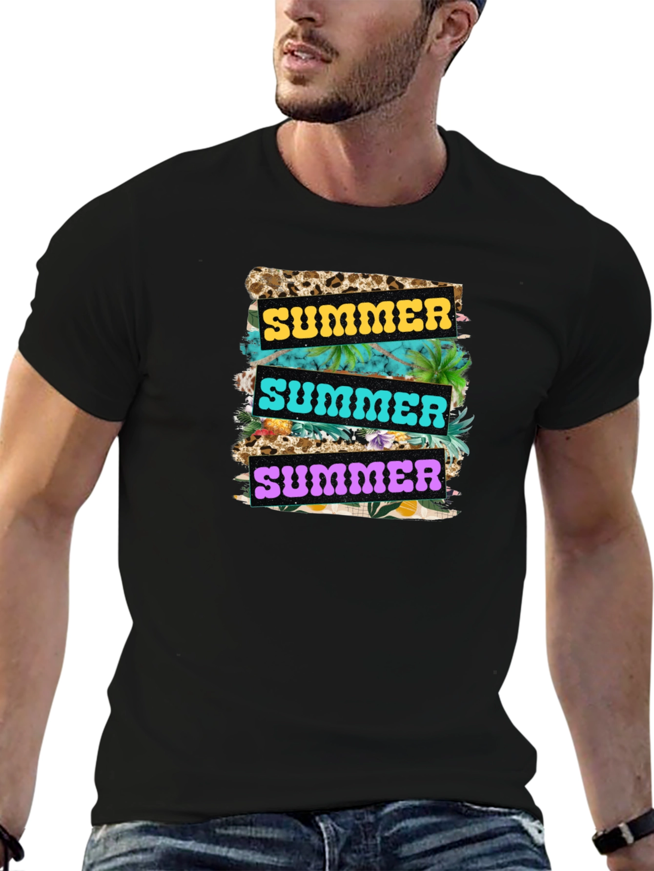 Summer Graphic Print T-Shirt