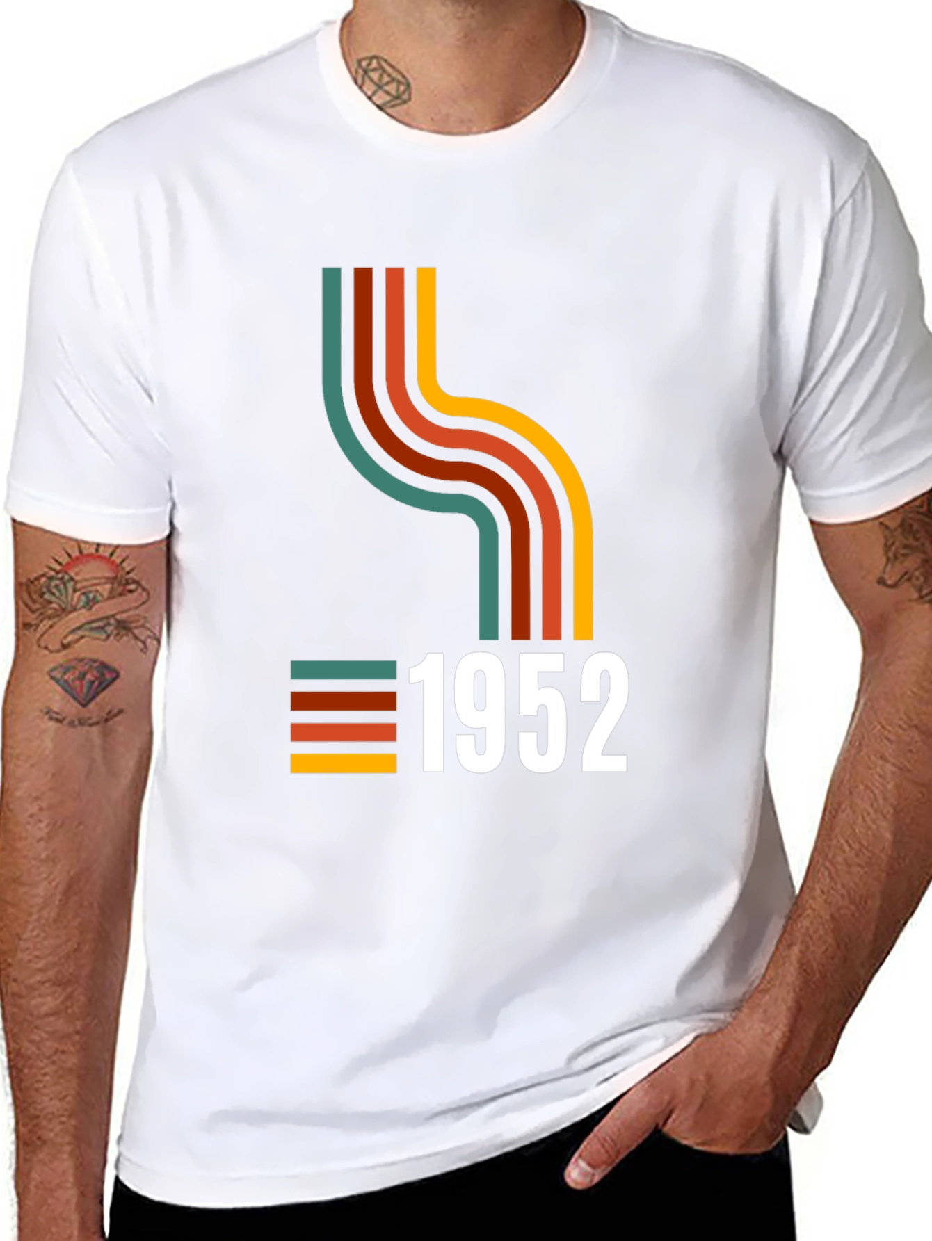 Retro 1952 Birthday Graphic T-Shirt