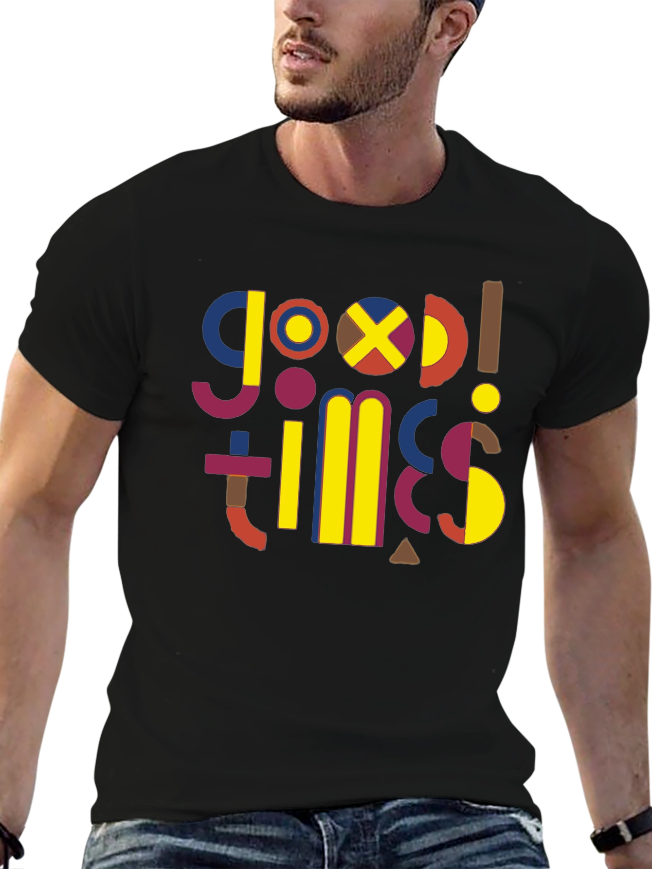 Good Times Graphic Tee - Stylish Unisex Cotton T-Shirt