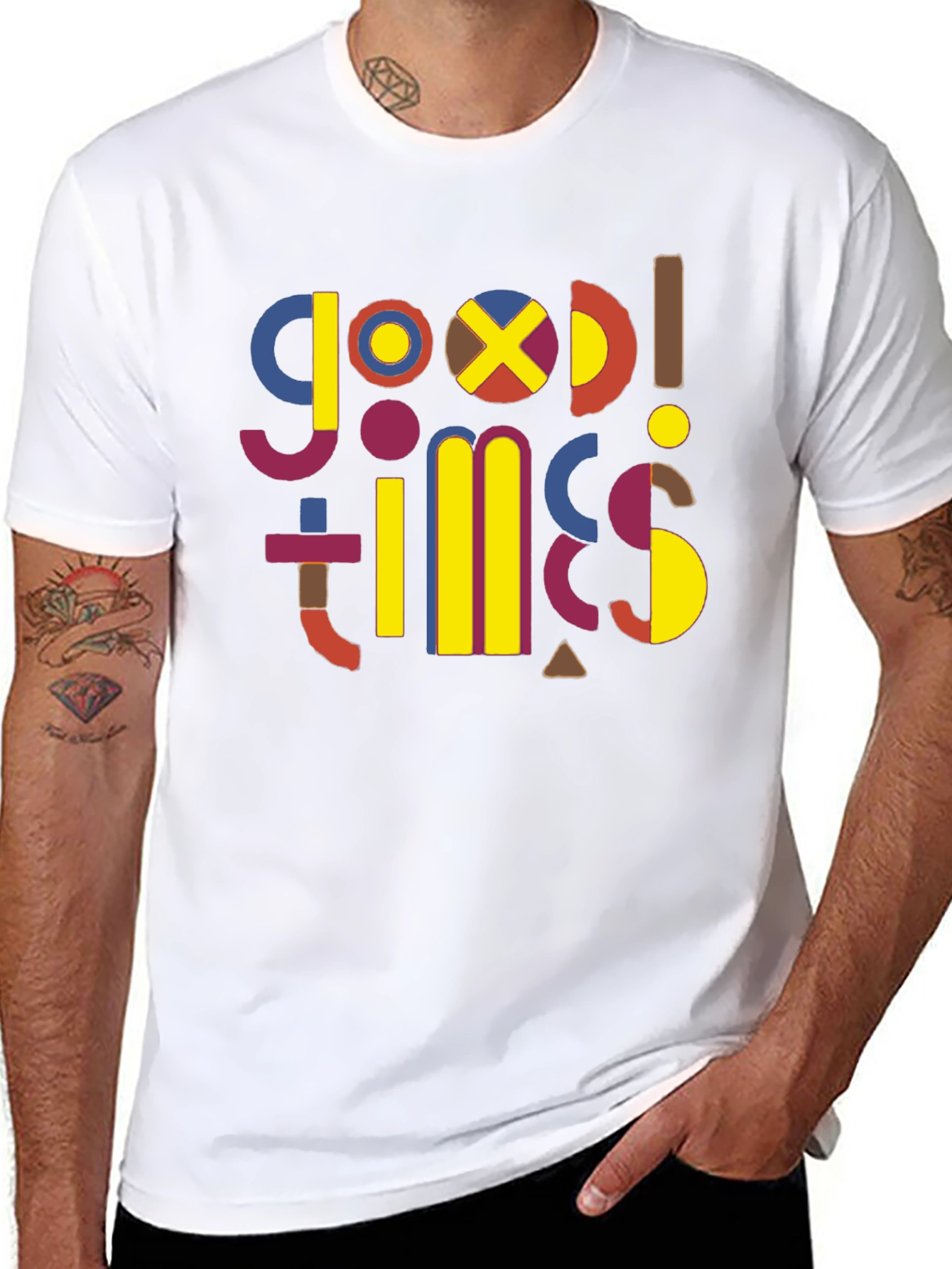 Good Times Graphic Tee - Stylish Unisex Cotton T-Shirt