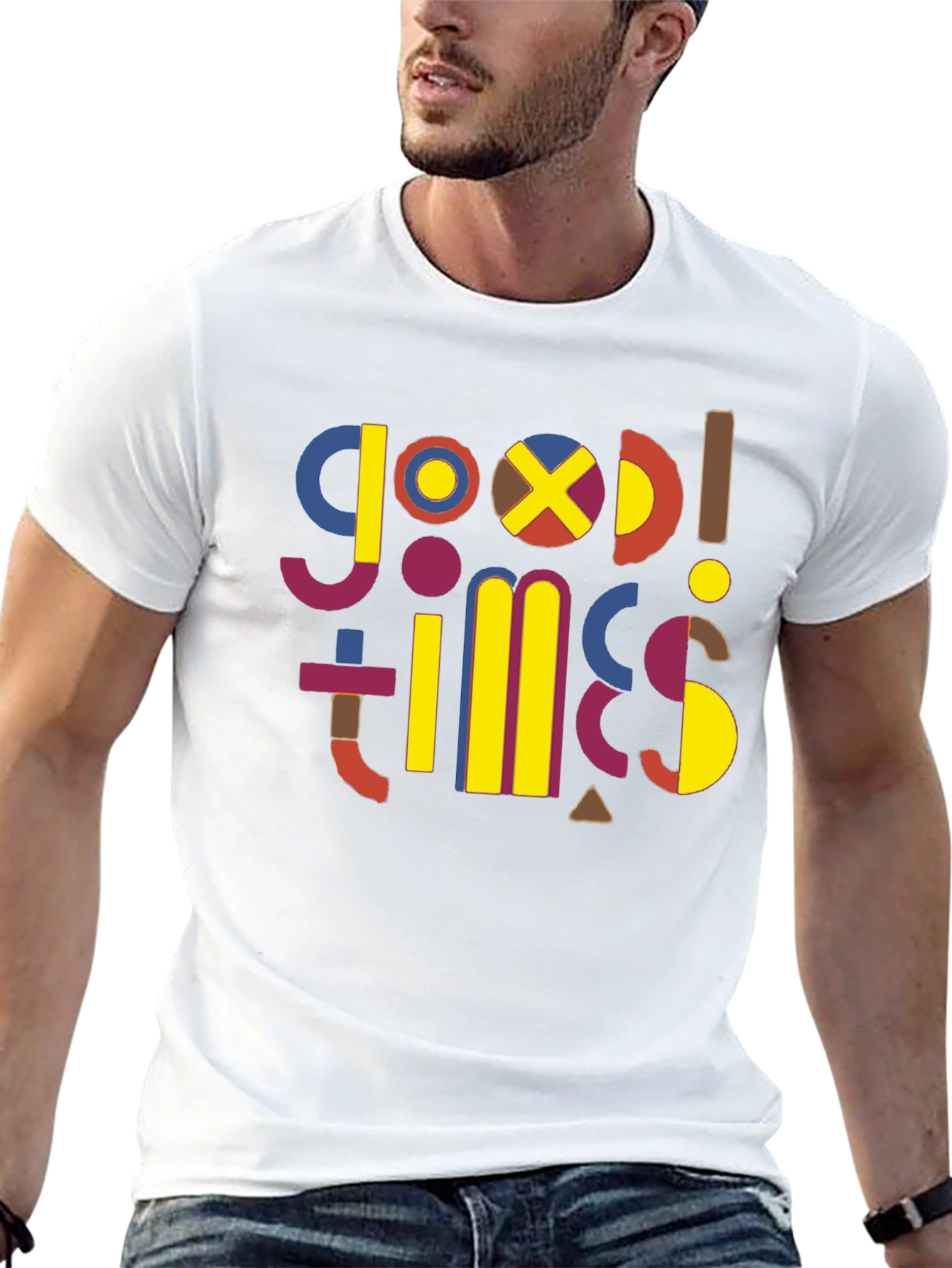 Good Times Graphic Tee - Stylish Unisex Cotton T-Shirt