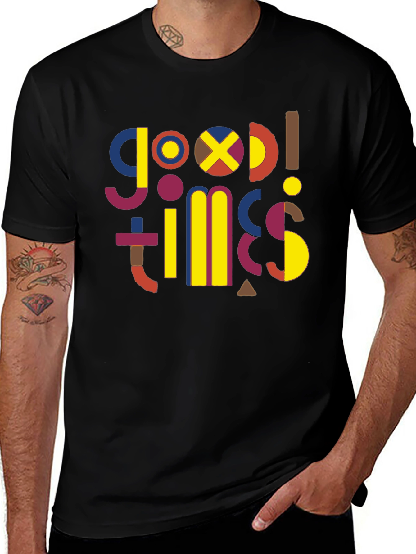 Good Times Graphic Tee - Stylish Unisex Cotton T-Shirt