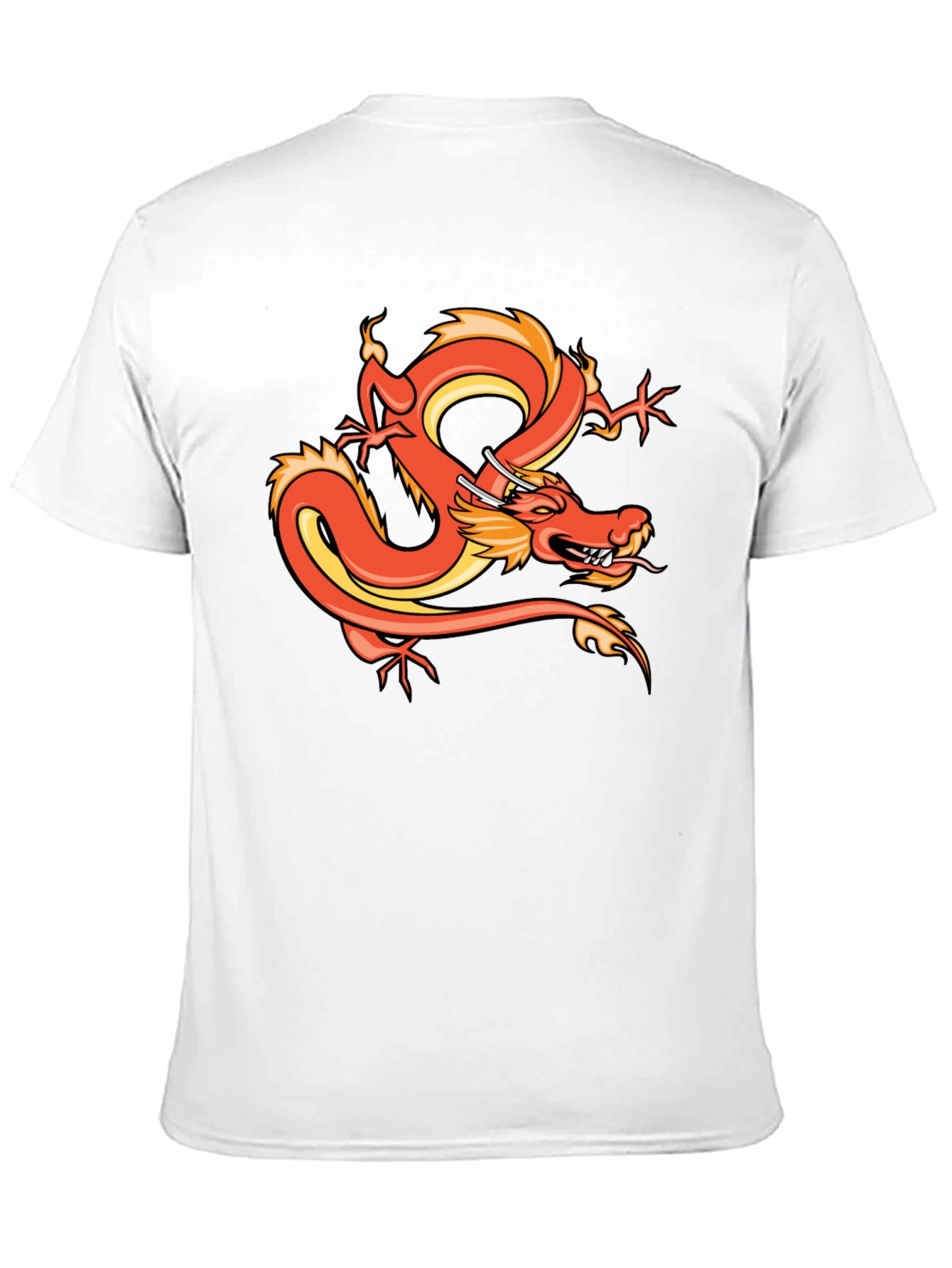 Dragon Graphic T-Shirt - Bold Asian Art Tee