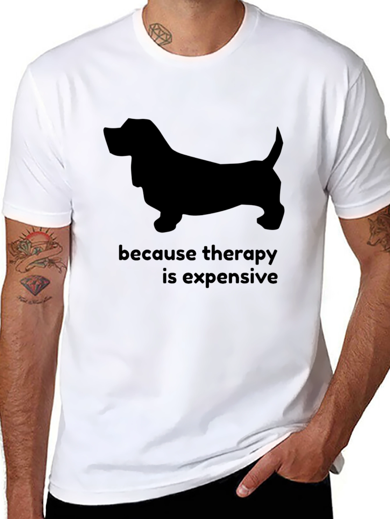 Therapy Dog T-Shirt: Because Therapy is Expensive