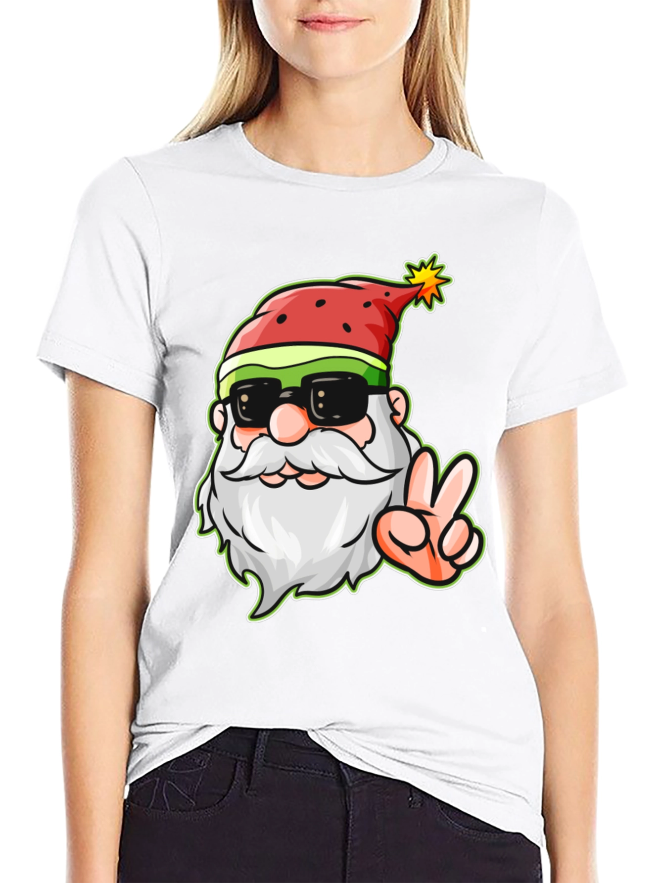 Cool Santa Claus Graphic T-Shirt