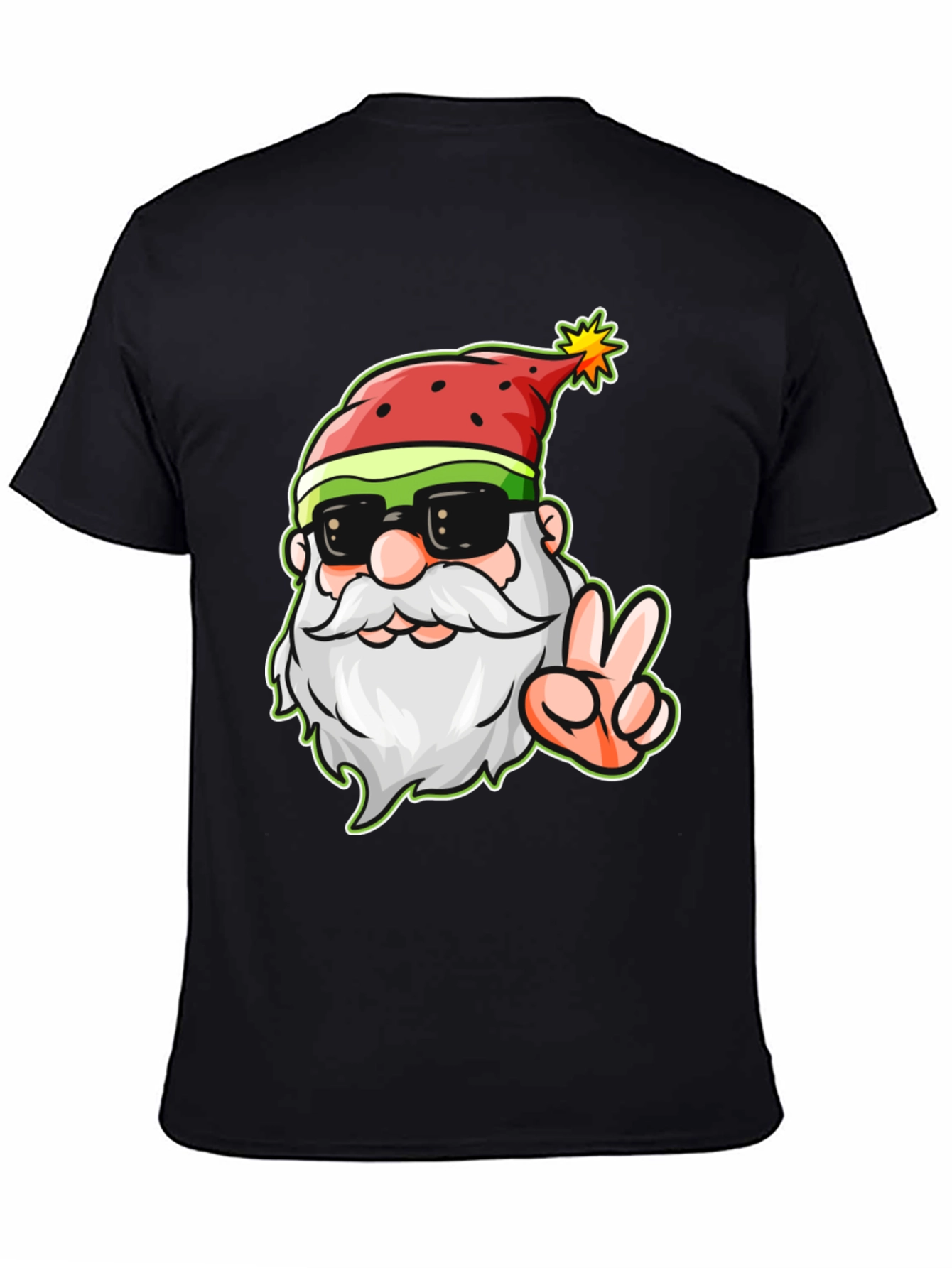 Cool Santa Claus Graphic T-Shirt