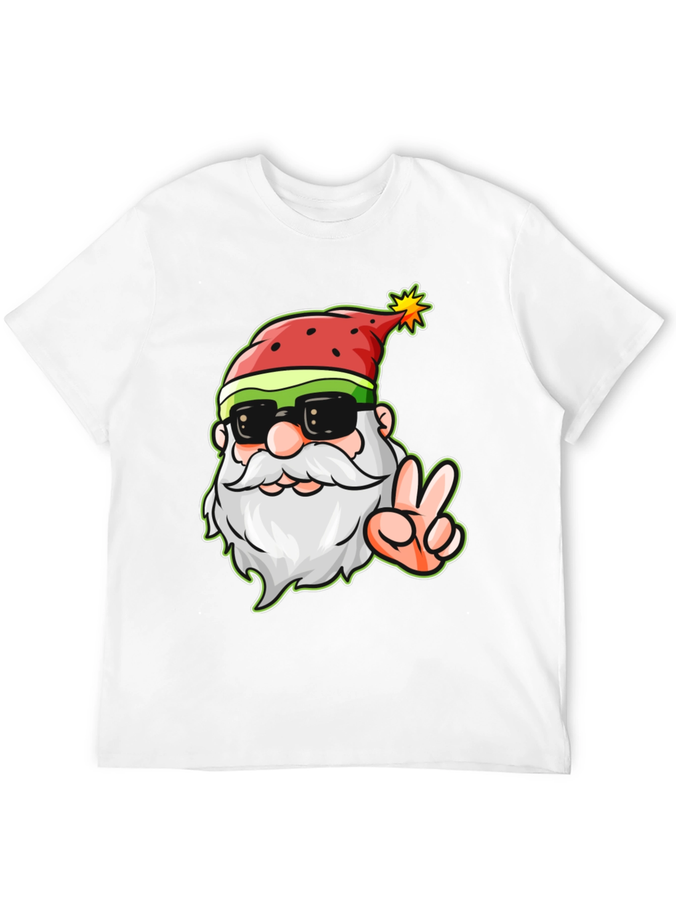 Cool Santa Claus Graphic T-Shirt