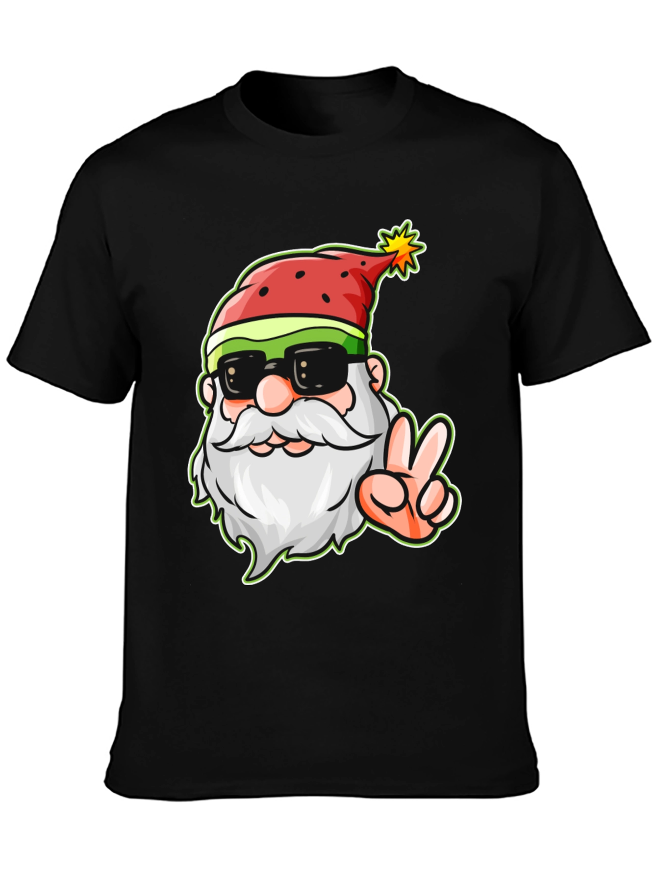 Cool Santa Claus Graphic T-Shirt