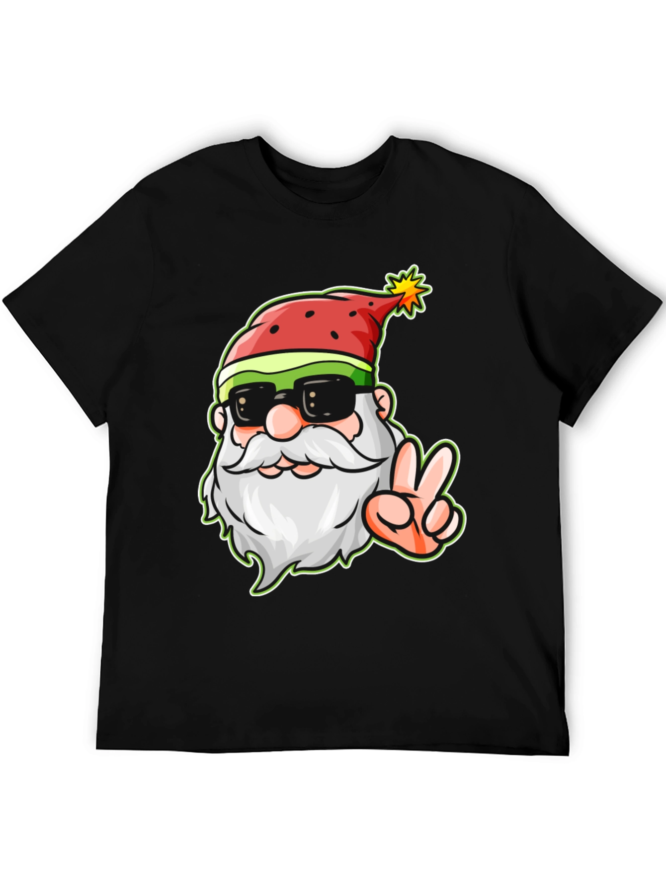 Cool Santa Claus Graphic T-Shirt