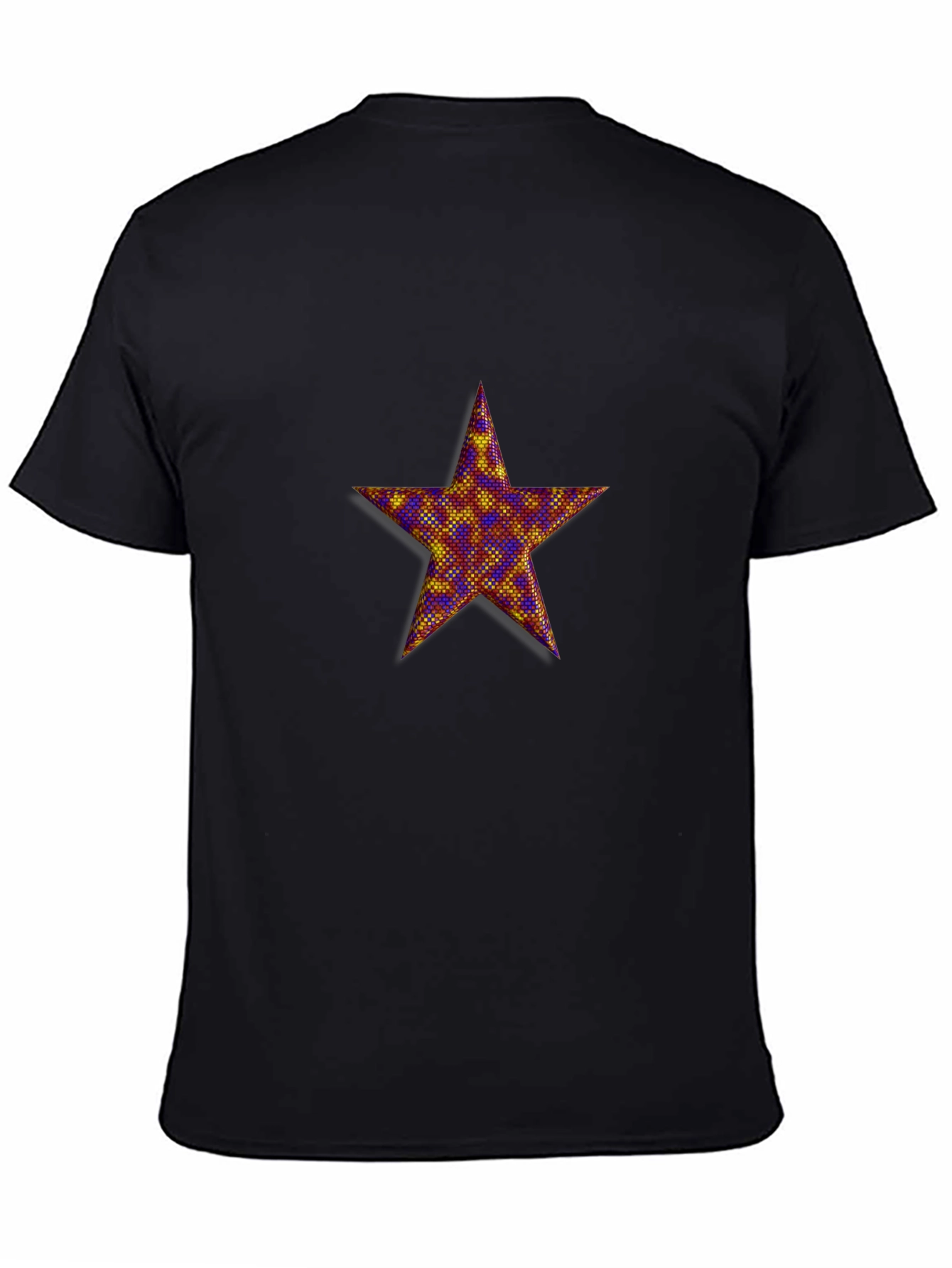 Star Graphic Black T-Shirt Casual Wear