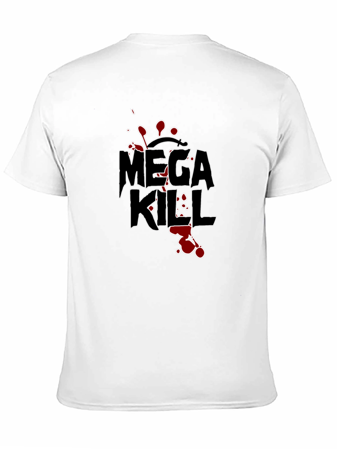Mega Kill Graphic Tee - Black Cotton T-Shirt