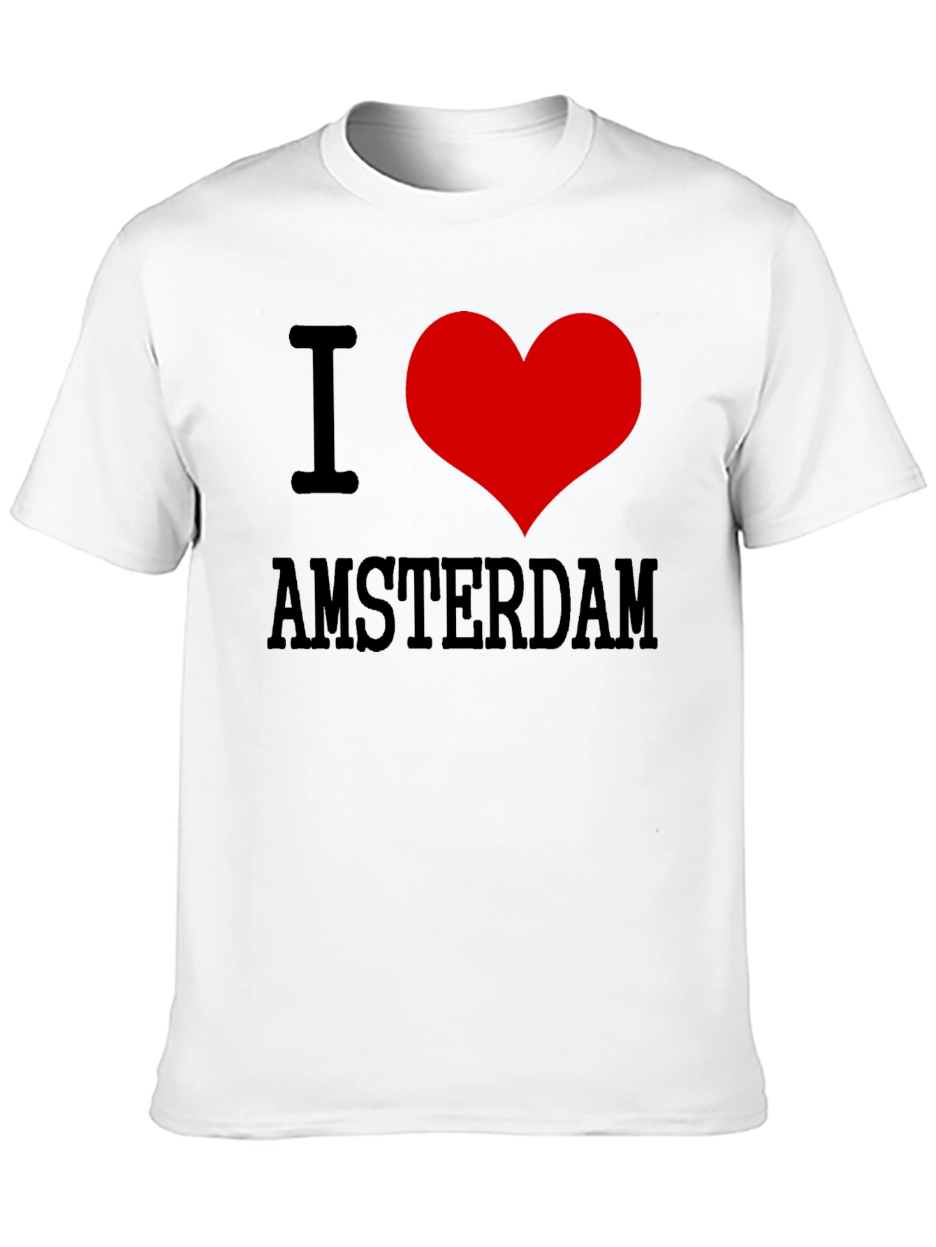 I Heart Amsterdam Black T-Shirt