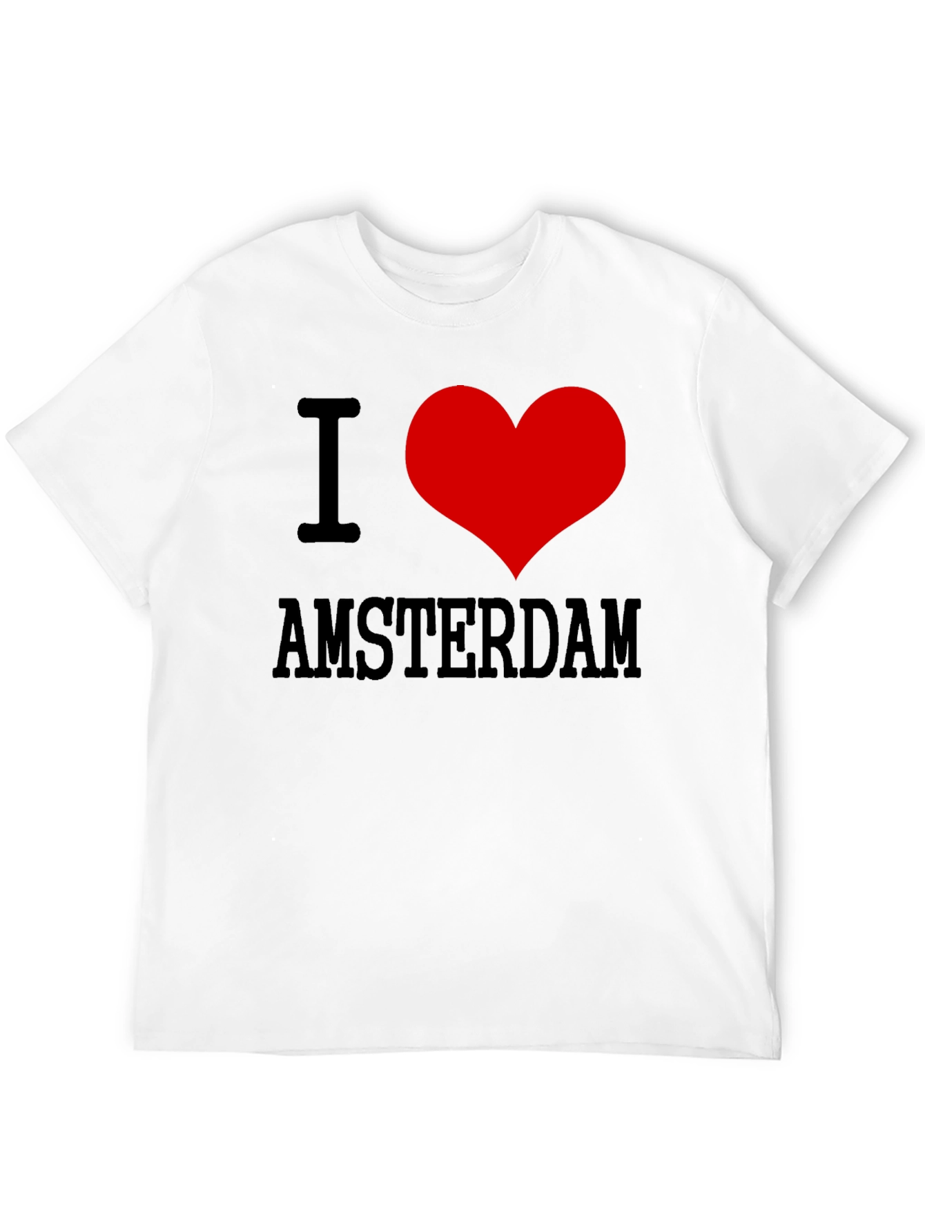 I Heart Amsterdam Black T-Shirt