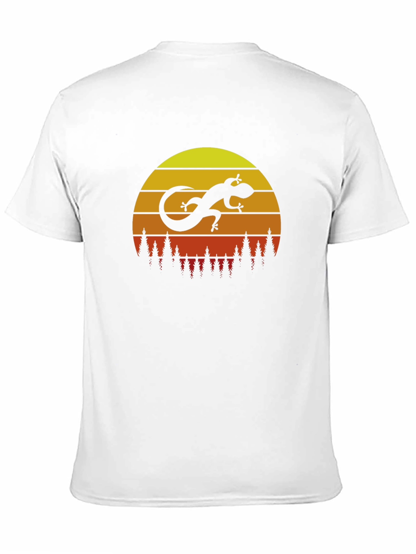 Sunset Lizard Graphic T-Shirt - Trendy Casual Wear