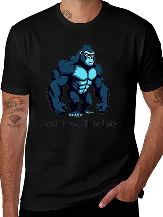 Sweat Now Shine Later Gorilla Graphic Tee