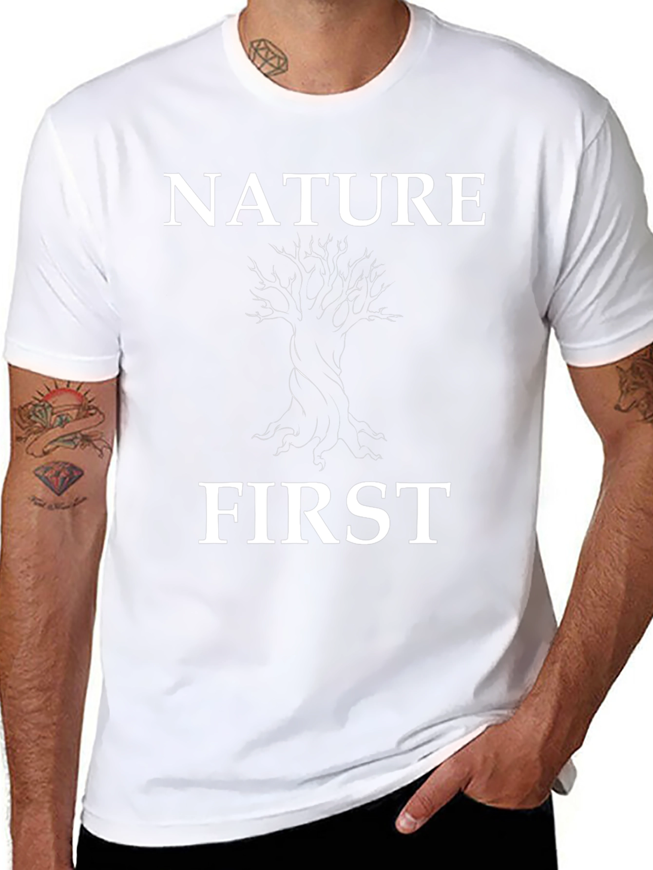 Nature First Graphic Tee - Organic Cotton