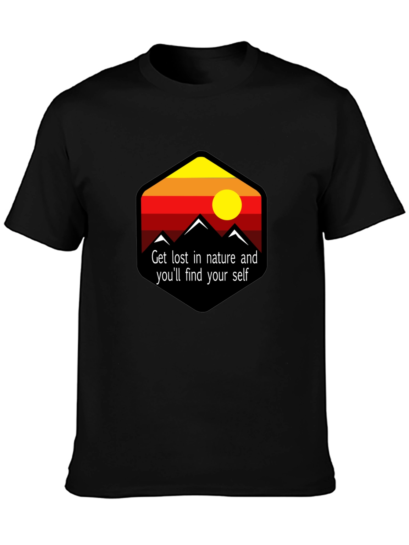 Nature Inspired T-Shirt - Get Lost and Find Yourself