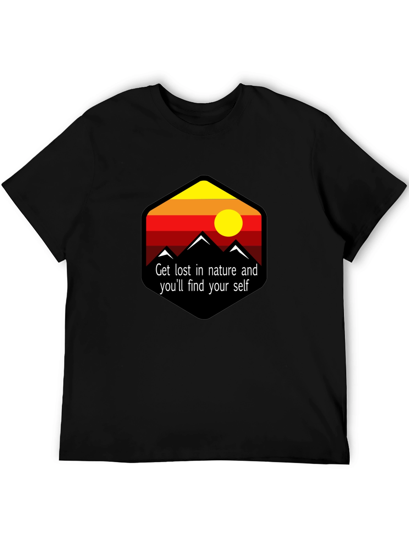 Nature Inspired T-Shirt - Get Lost and Find Yourself