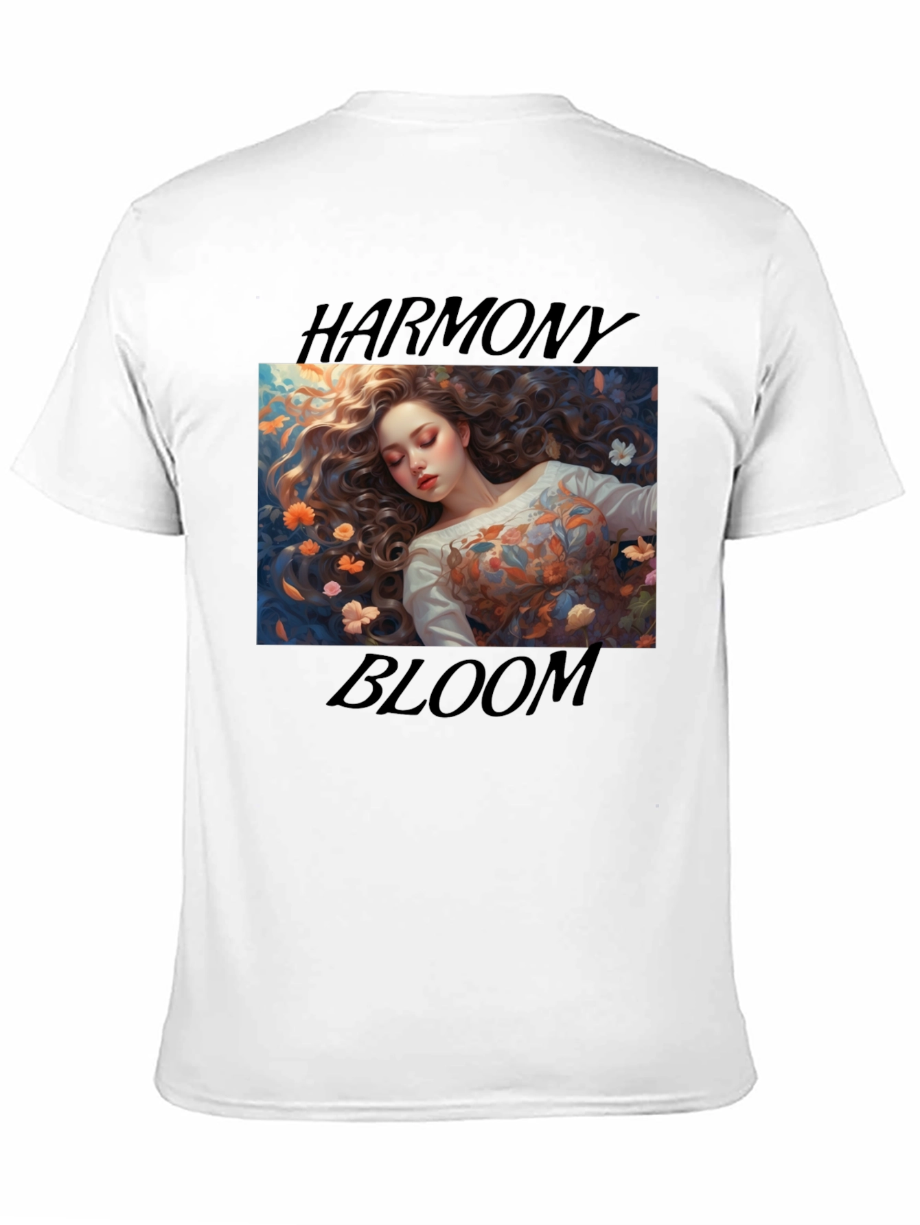 Harmony Bloom Graphic Tee - Black