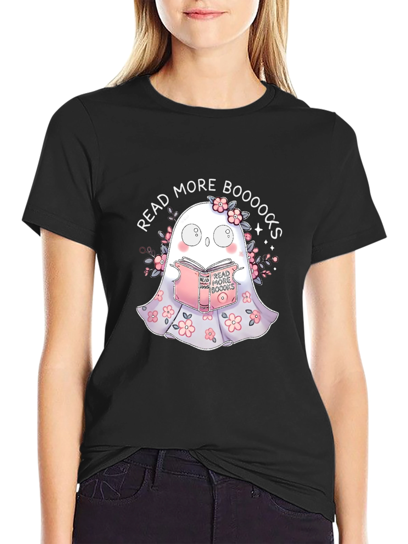 Read More Boooooks Ghost T-Shirt