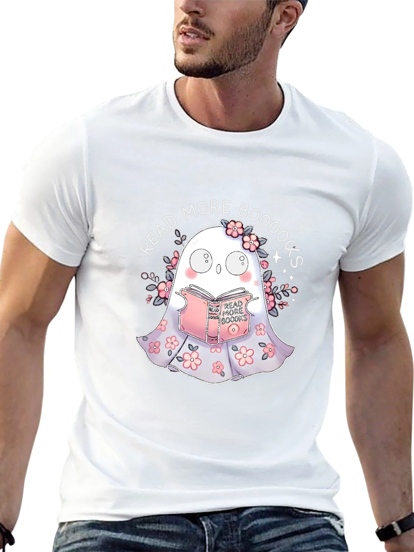 Read More Boooooks Ghost T-Shirt