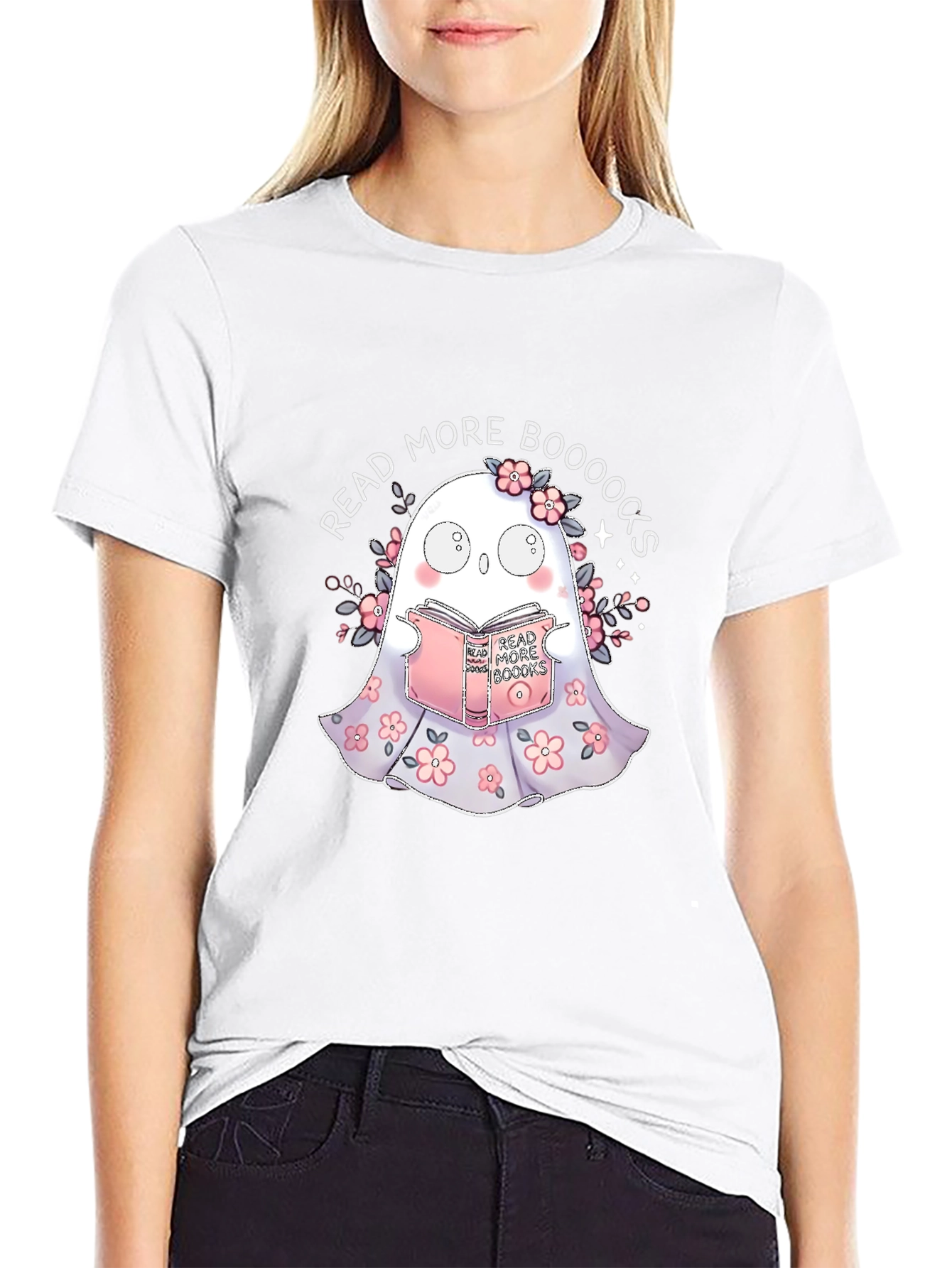 Read More Boooooks Ghost T-Shirt