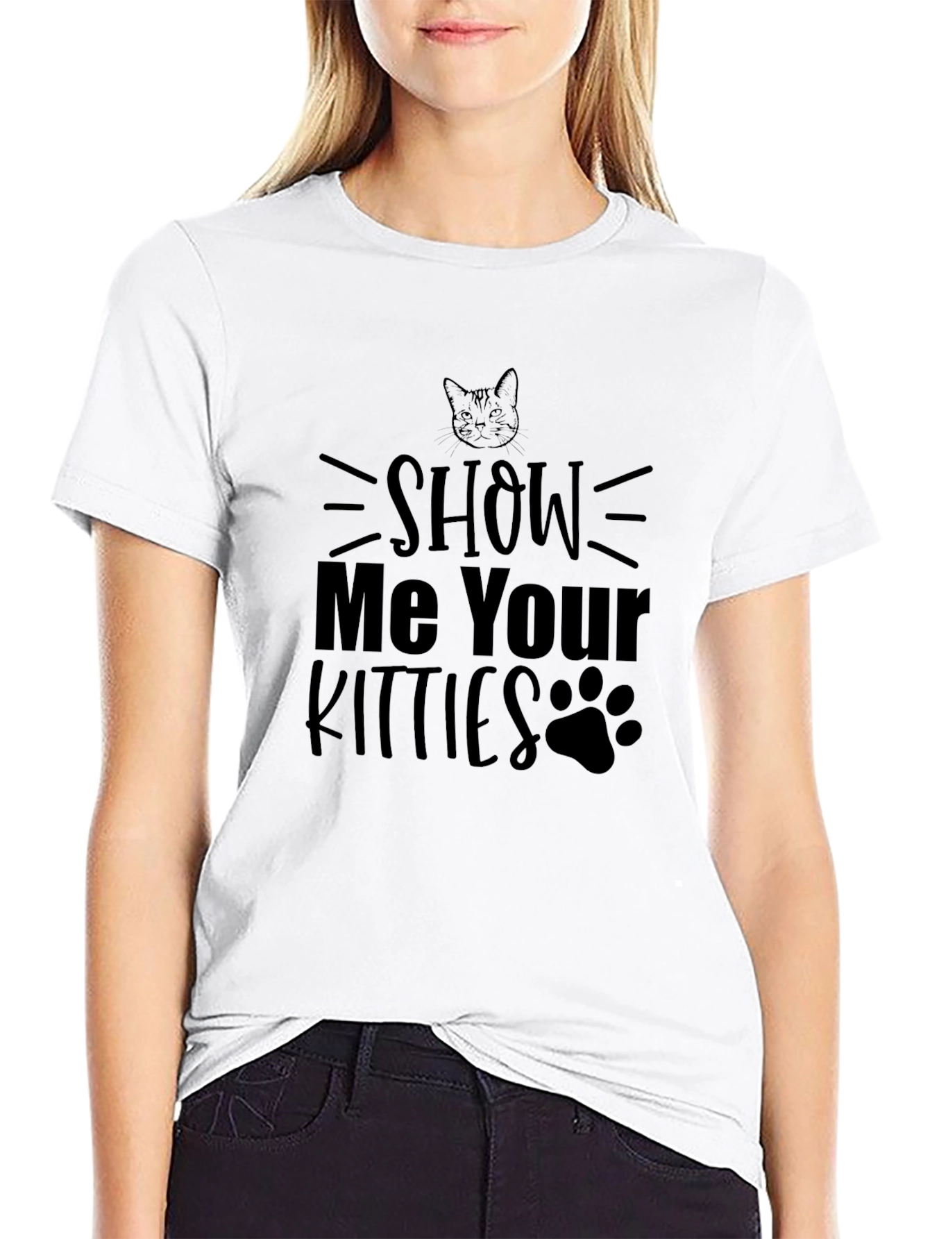Show Me Your Kitties T-Shirt - Cat Lover Tee